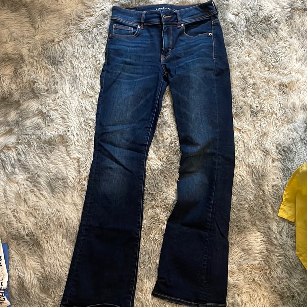 American Eagle jeans. Kick boot  size 6